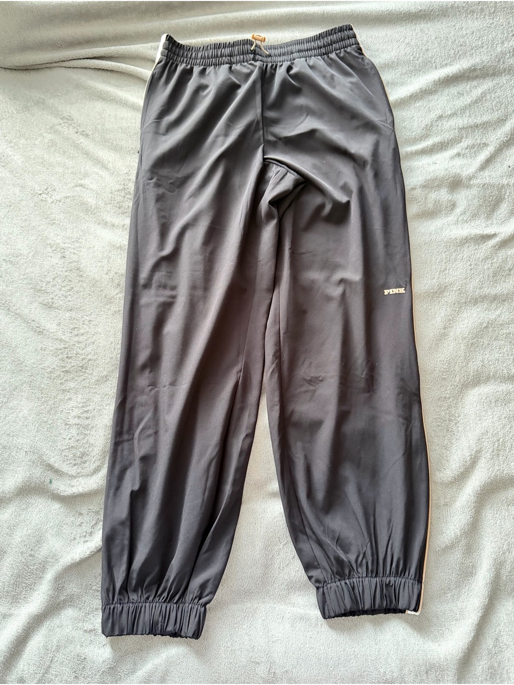 PINK Black Track Pants